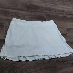 White Lululemon Tennis Skirt